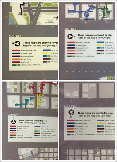 Confusing Downtown Tunnel Tour Map